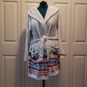 Jennifer Moore Short Hooded Robe